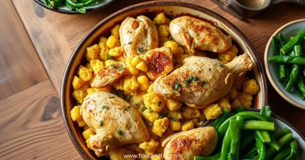 Chicken and Cornbread Dressing