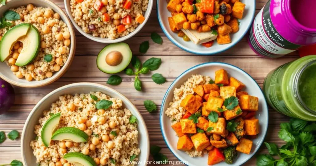 high protein vegan meals