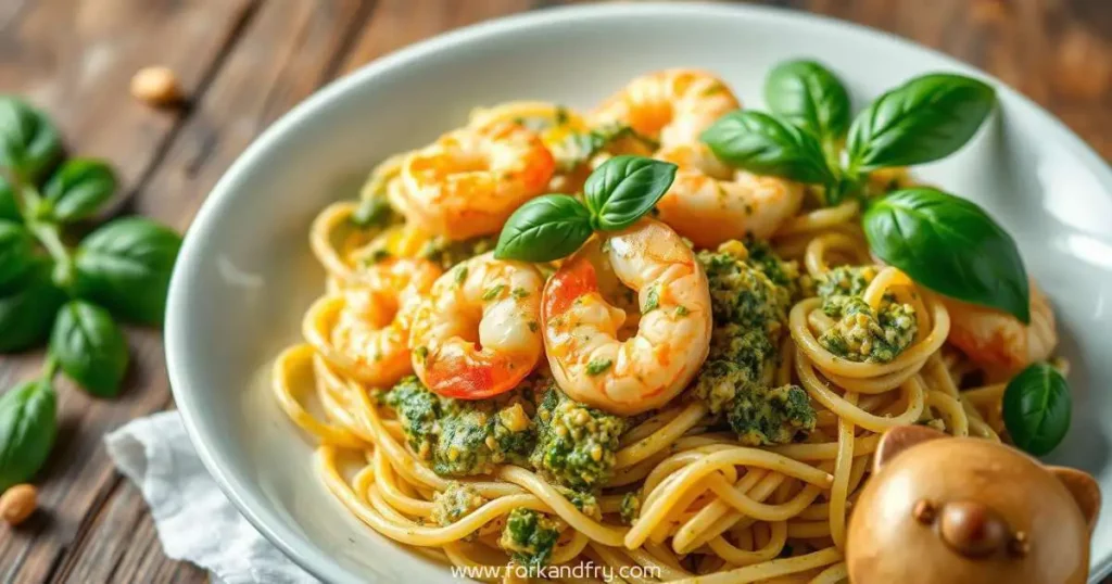 chicken and shrimp pasta