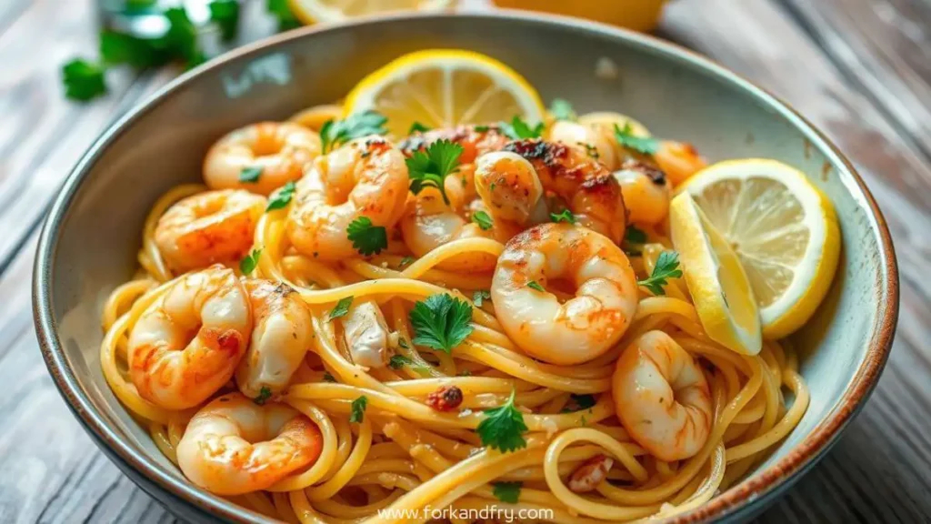 chicken and shrimp pasta