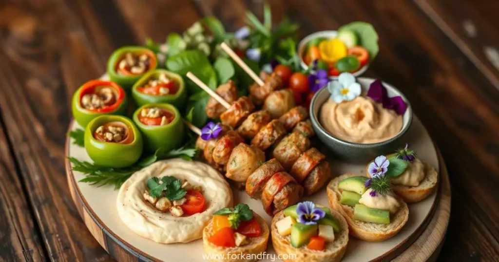 vegan hors d'oeuvres