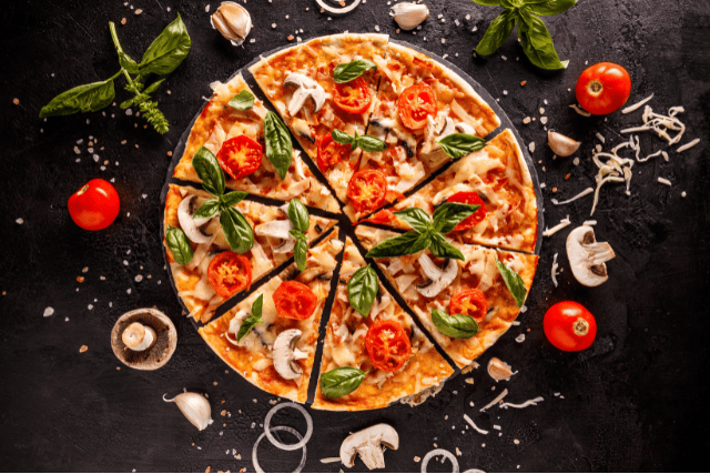 Tasty italan pizza to share with friends and family