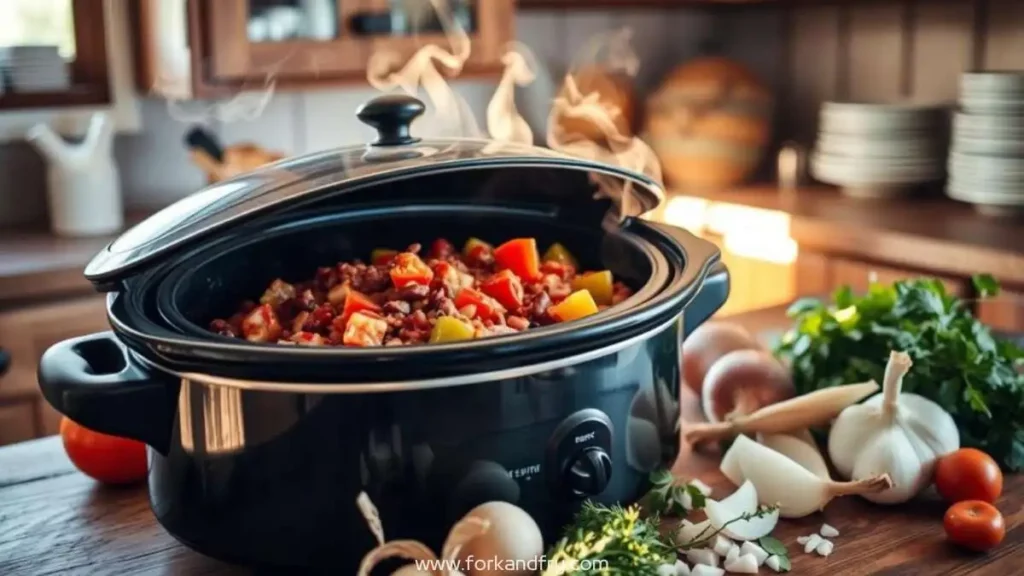 1 1Easy Deer Chili Crock Pot