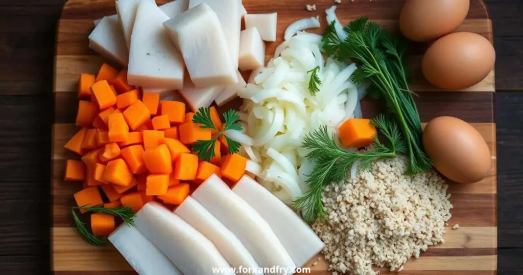 2 Gefilte fish ingredients list