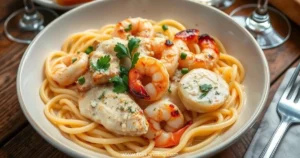 24-3_Chicken and Shrimp Alfredo Recipe