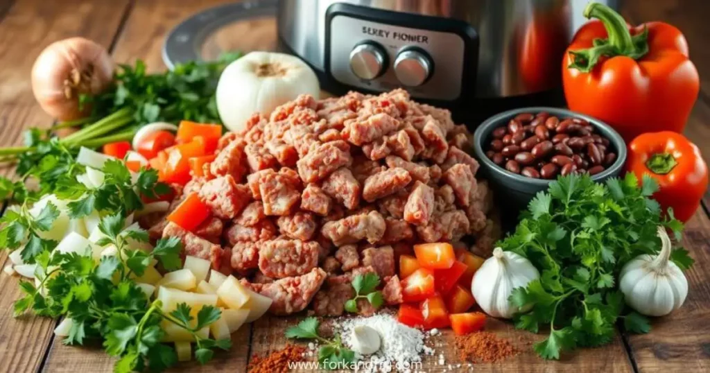 deer meat chili slow cooker