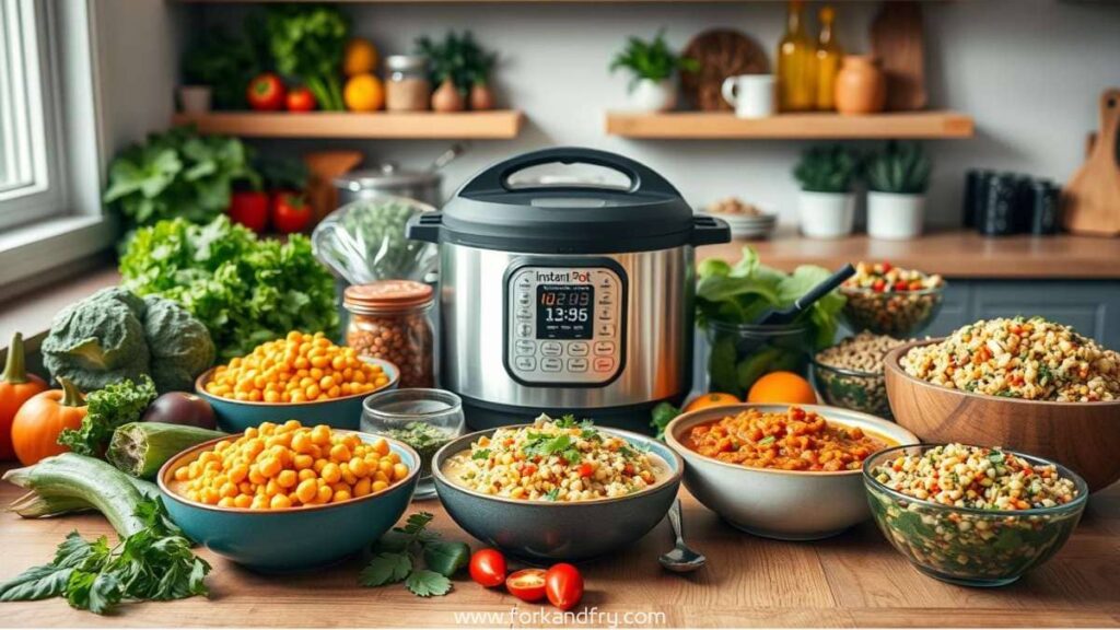 ForkndFry - Quick Instant Pot Vegetarian Recipes Guide - Main