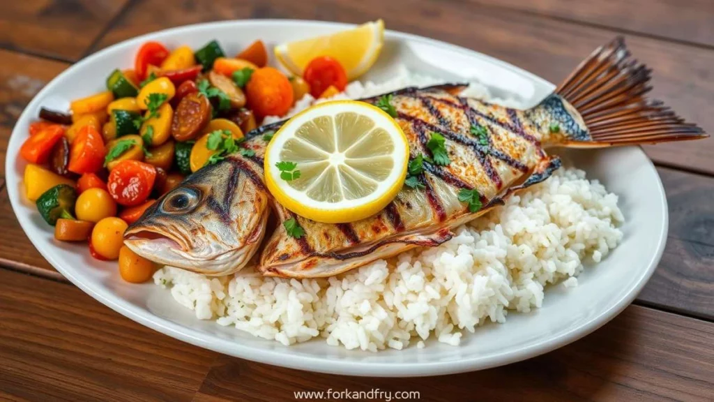 fish and rice dishes