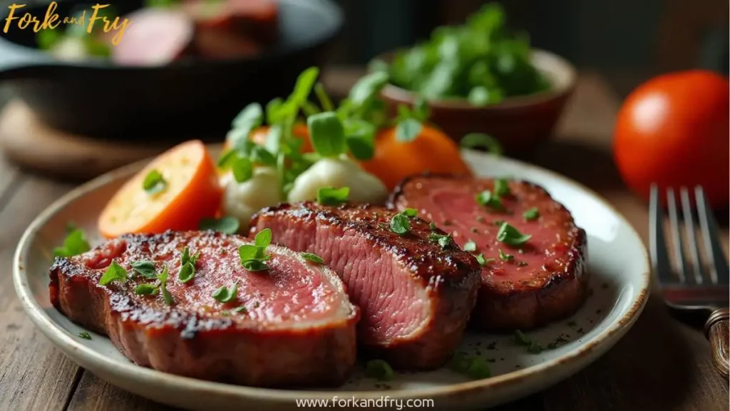 Venison ham steak recipe