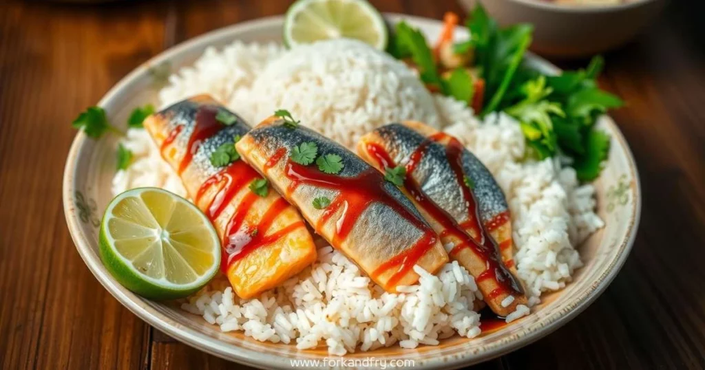 2 fish and rice dishes