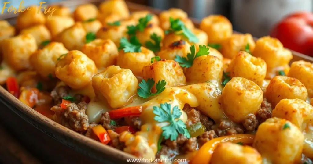 tater tot casserole with ground beef